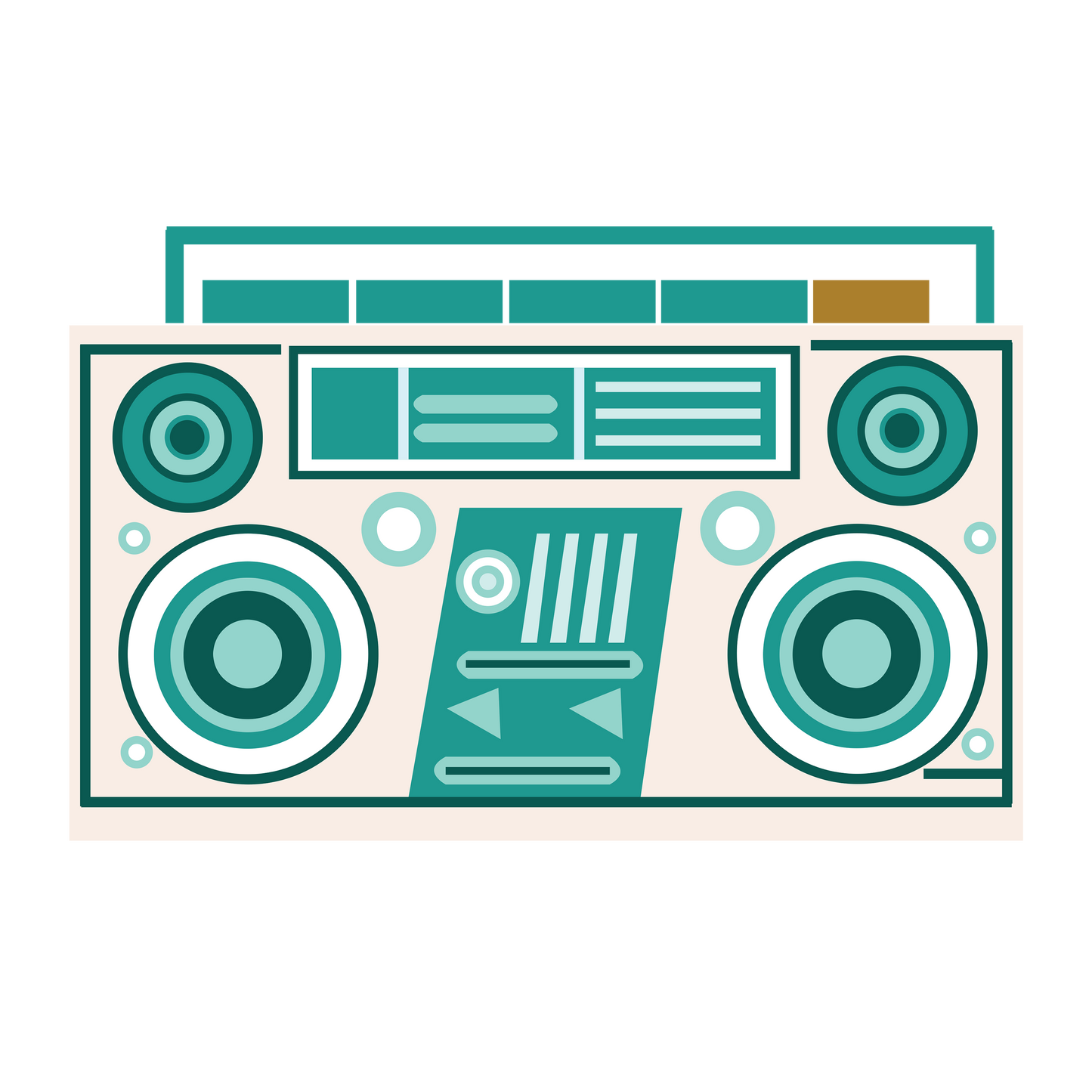 Emerge CDA - Block Party 2023 Sticker "Boom Box"