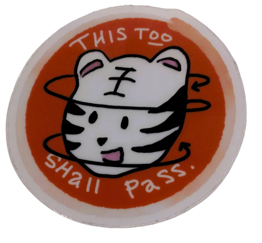 Squeak Meisel - This Too Tiger Sticker