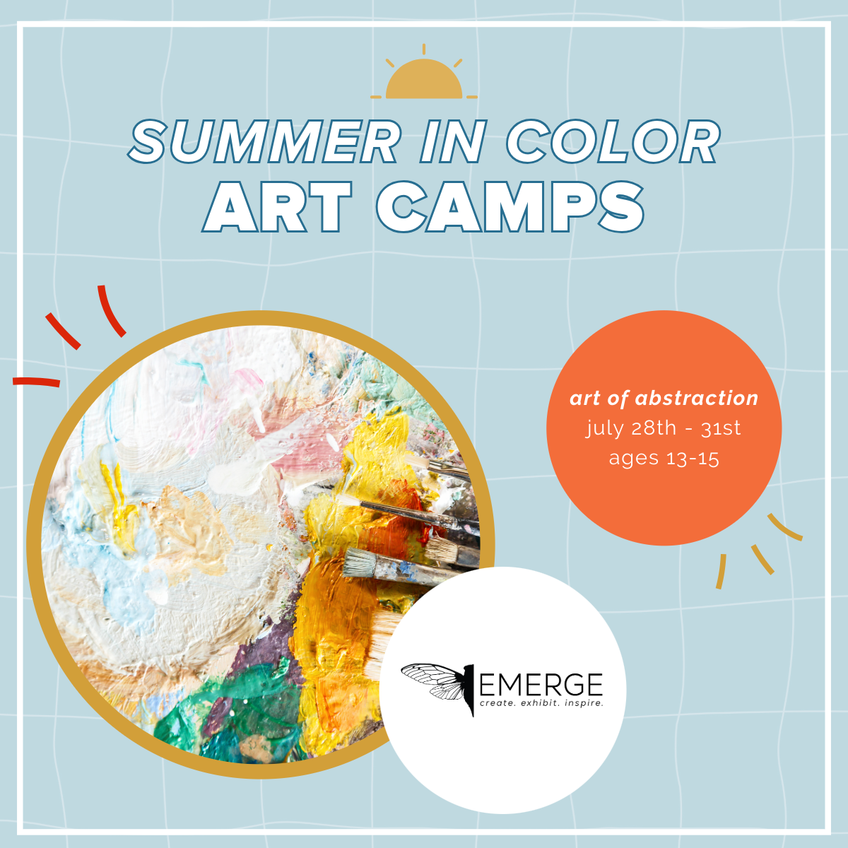 The Art of Abstraction | Summer Camp | Ages 13 - 15 | July 28th - 31st