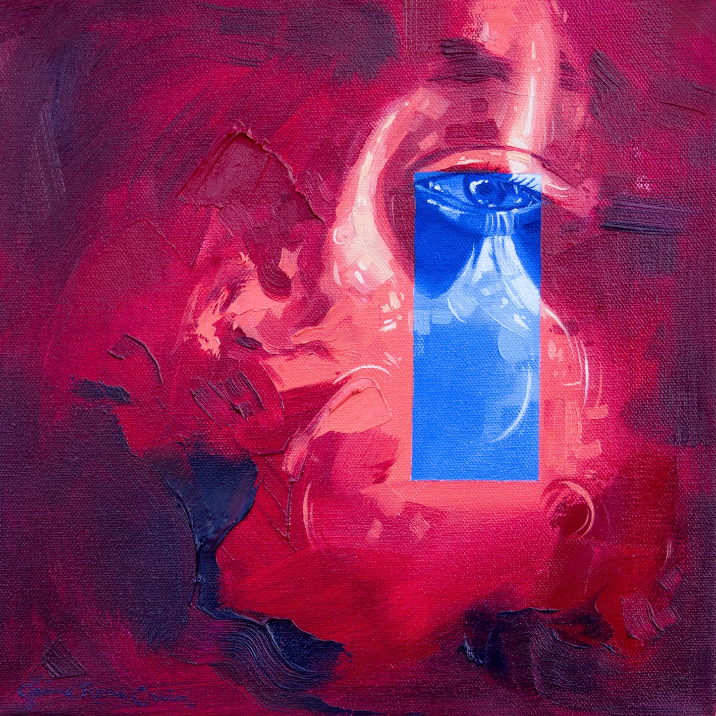 Jaime Rome Crain - Blue Window 7 Print