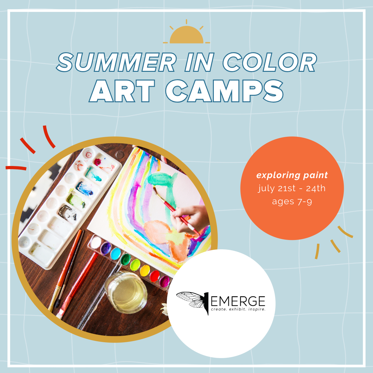Exploring Paint | Summer Camp | Ages 7 - 9 | July 21st - 24th