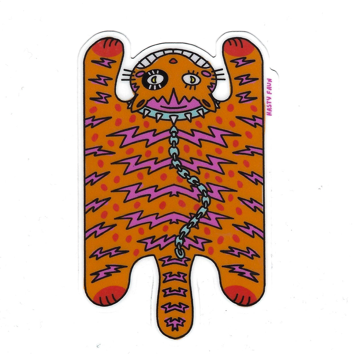 Hasty Faun - Electric Tiger Sticker