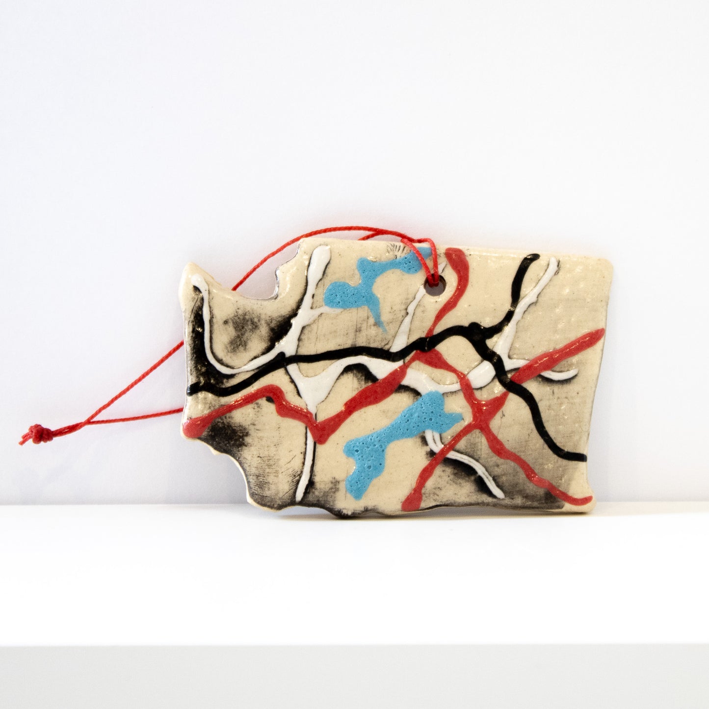Kat Fekkes - Washington Map Ornament
