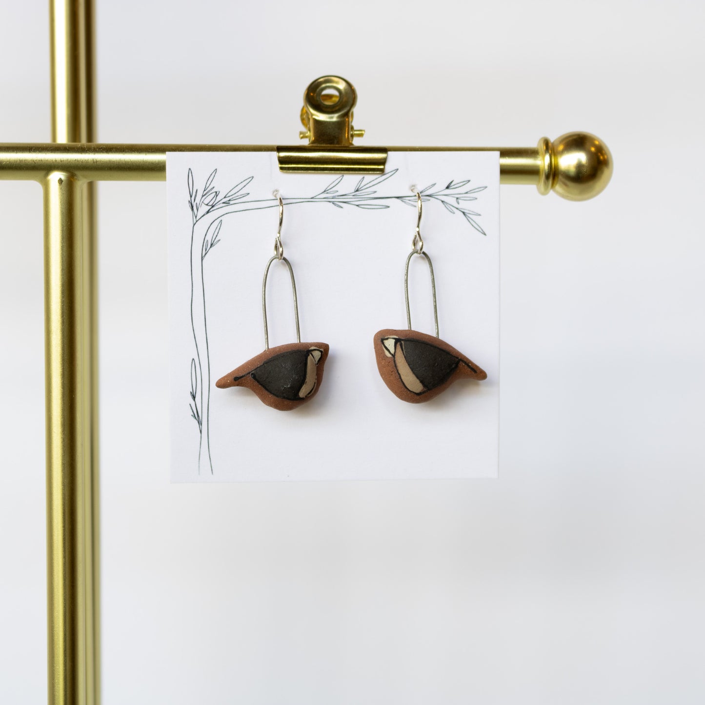 Maya Rumsey - Hanging Bird Earrings