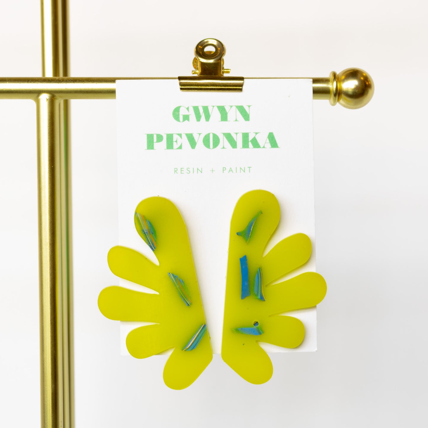 Gwyn Pevonka - Doodle Leaf Earrings