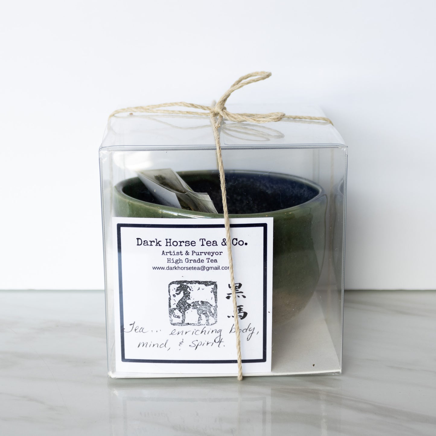 Dark Horse Tea & Co. - "Chawan" Japanese Tea Bowl and Loose Leaf Tea