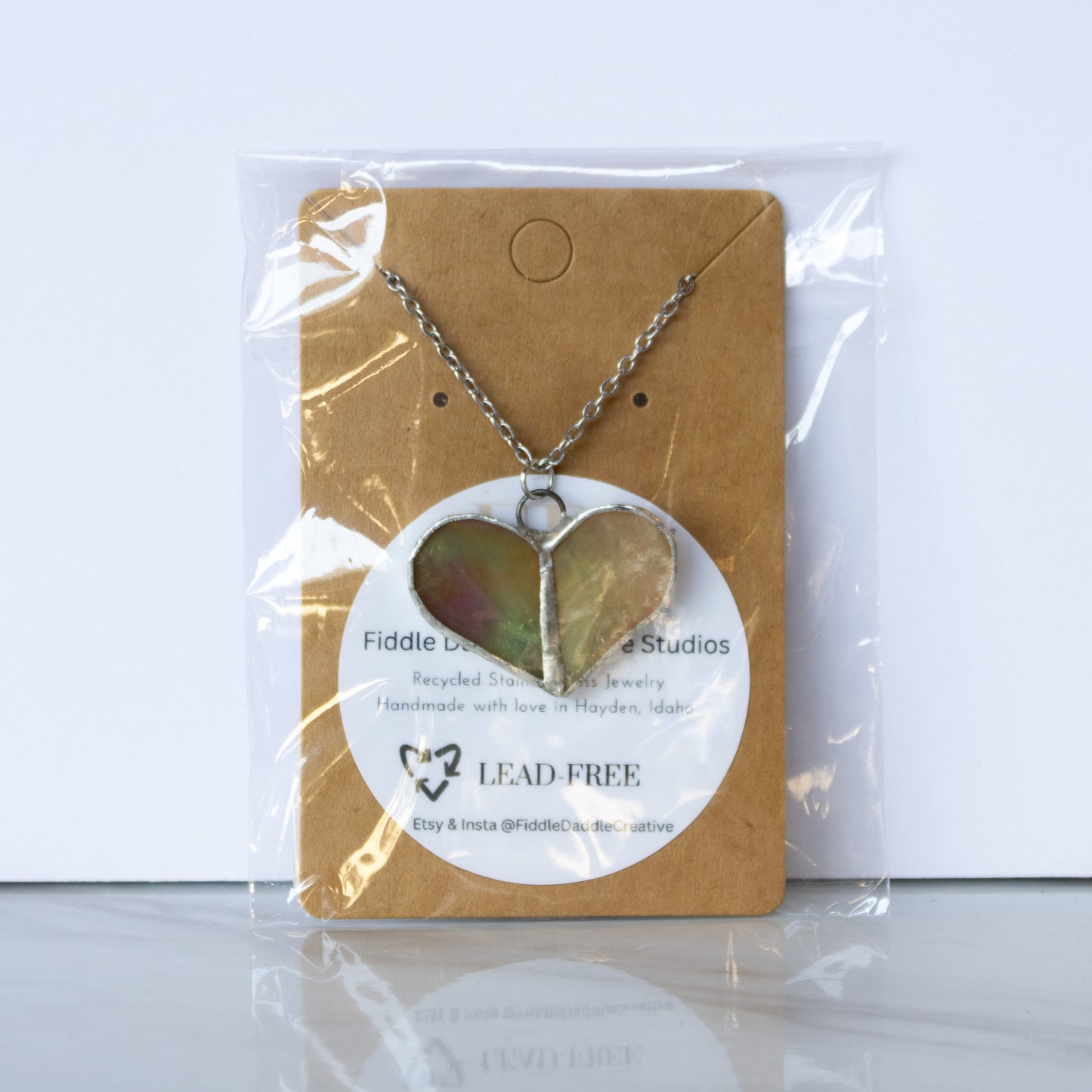 Fiddle Daddle Creative Studios - Heart Necklace