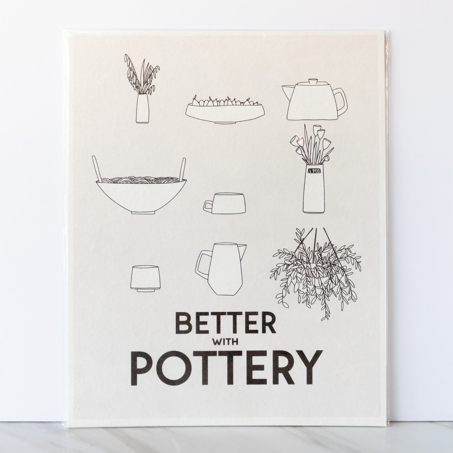 Maya Rumsey - Better with Pottery Print