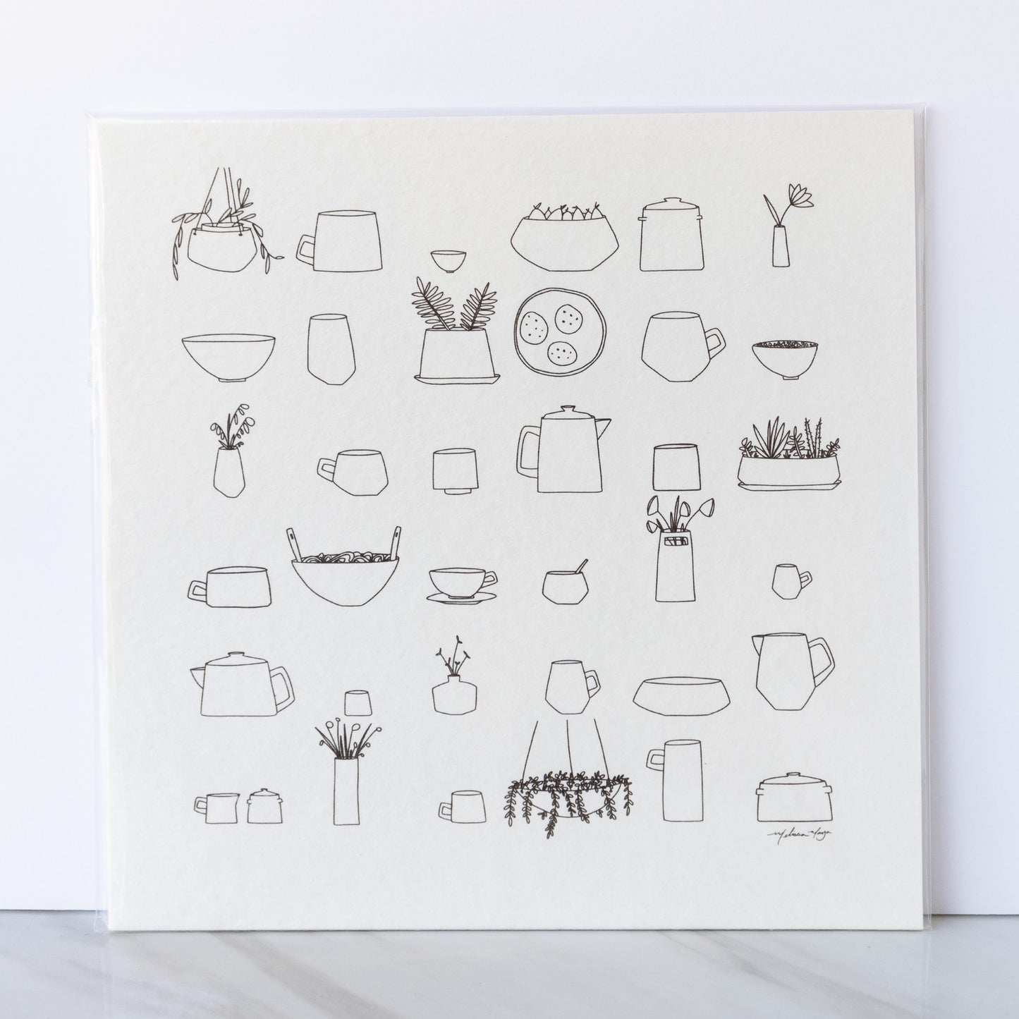 Maya Rumsey - Square Pottery Print