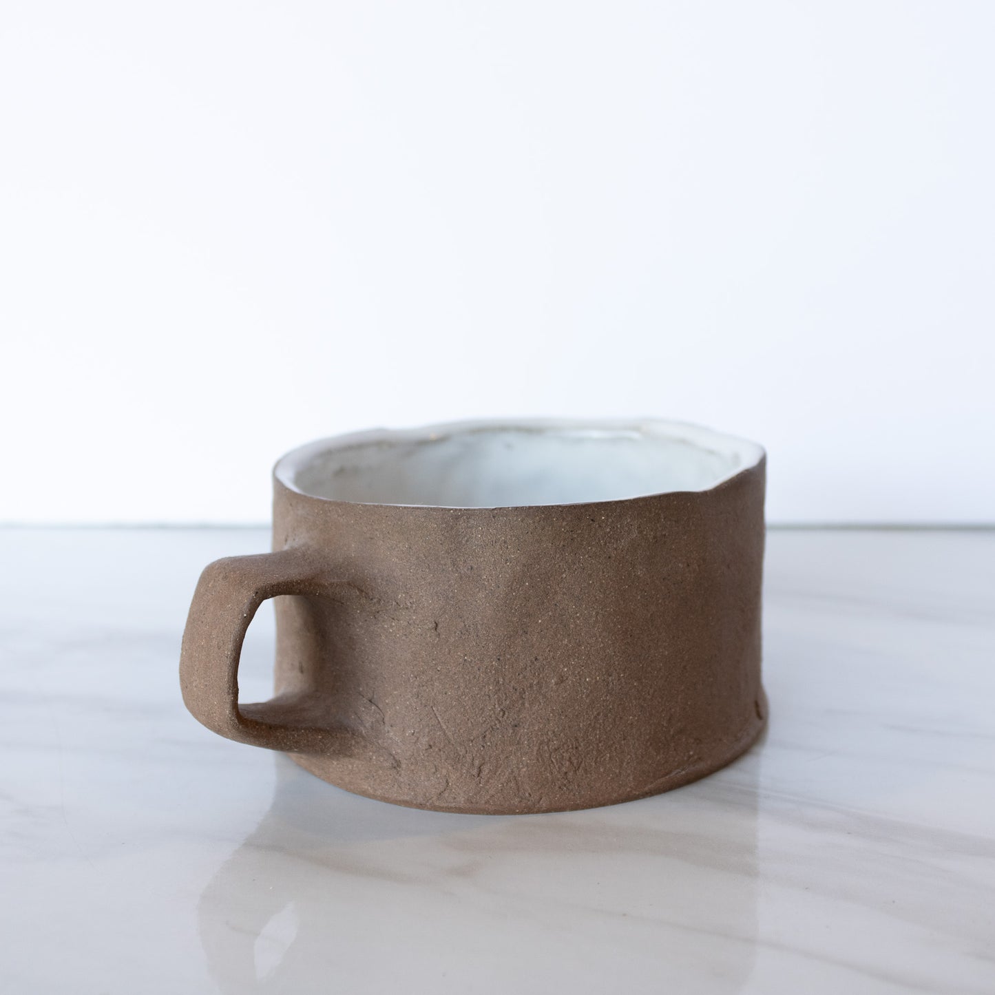 Maya Rumsey - White & Brown Mug