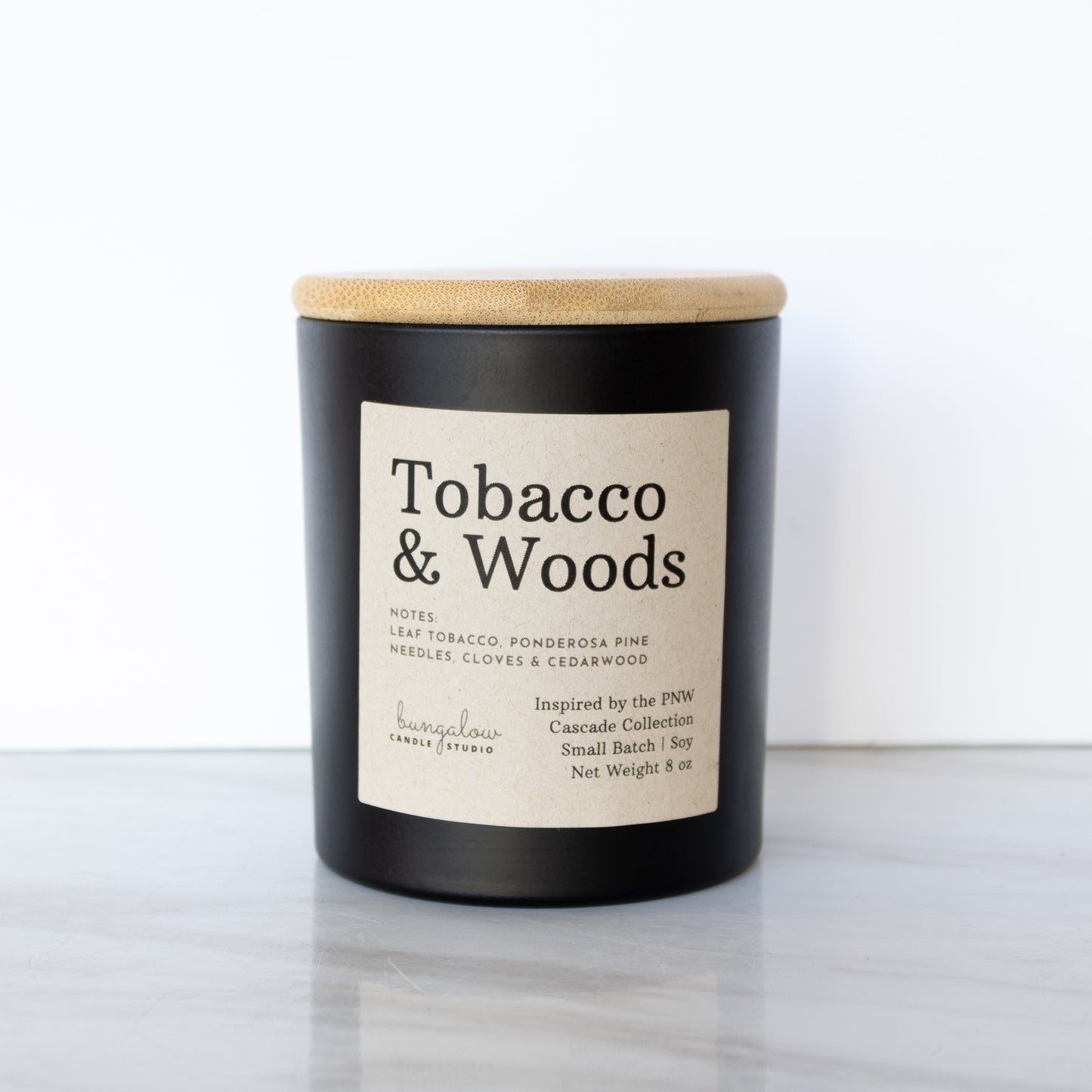 Bungalow Candle Studio - Tobacco & Woods