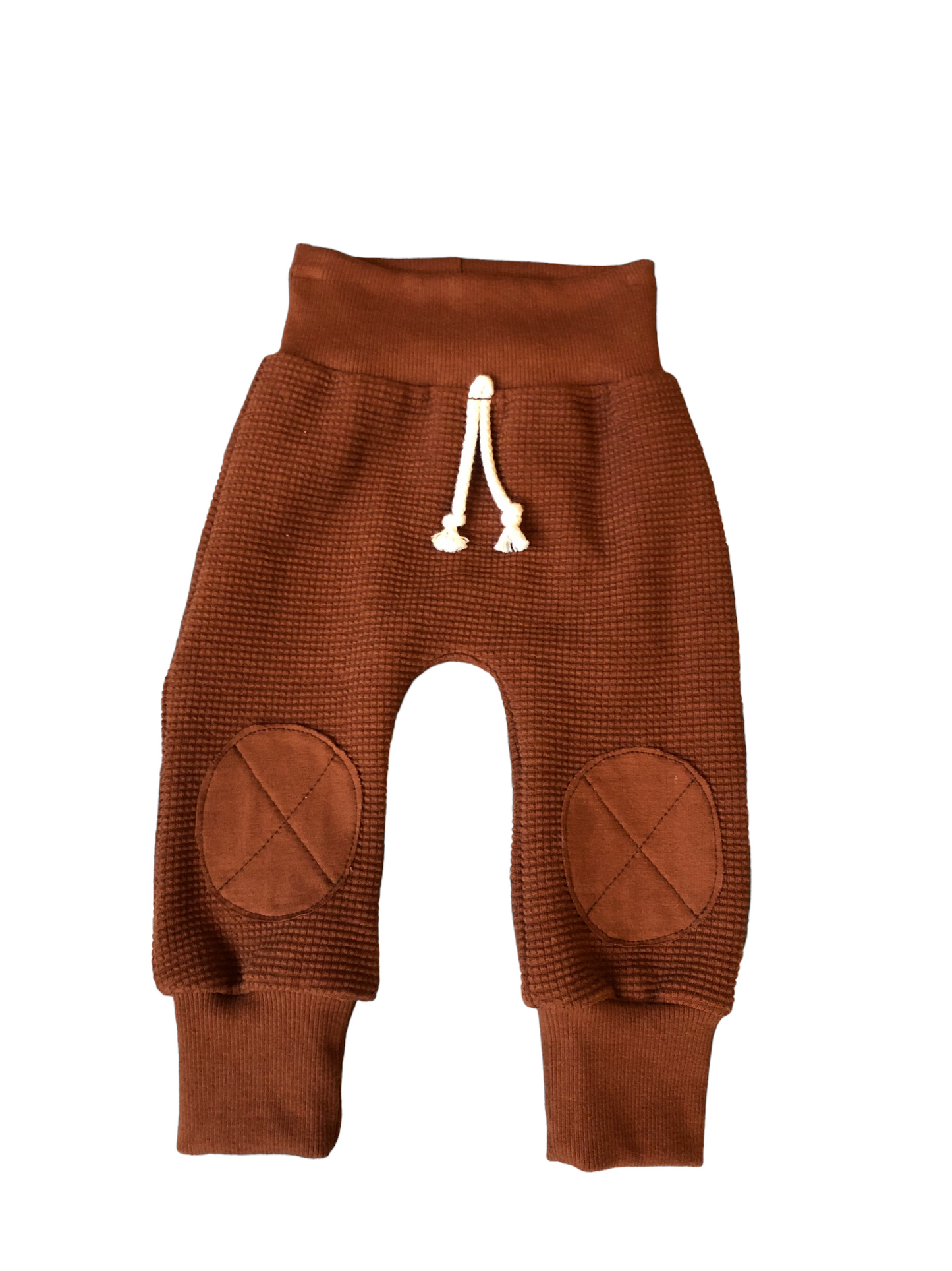SOME Threads - Baby Pants Gingerbread Waffle with Knee Patches
