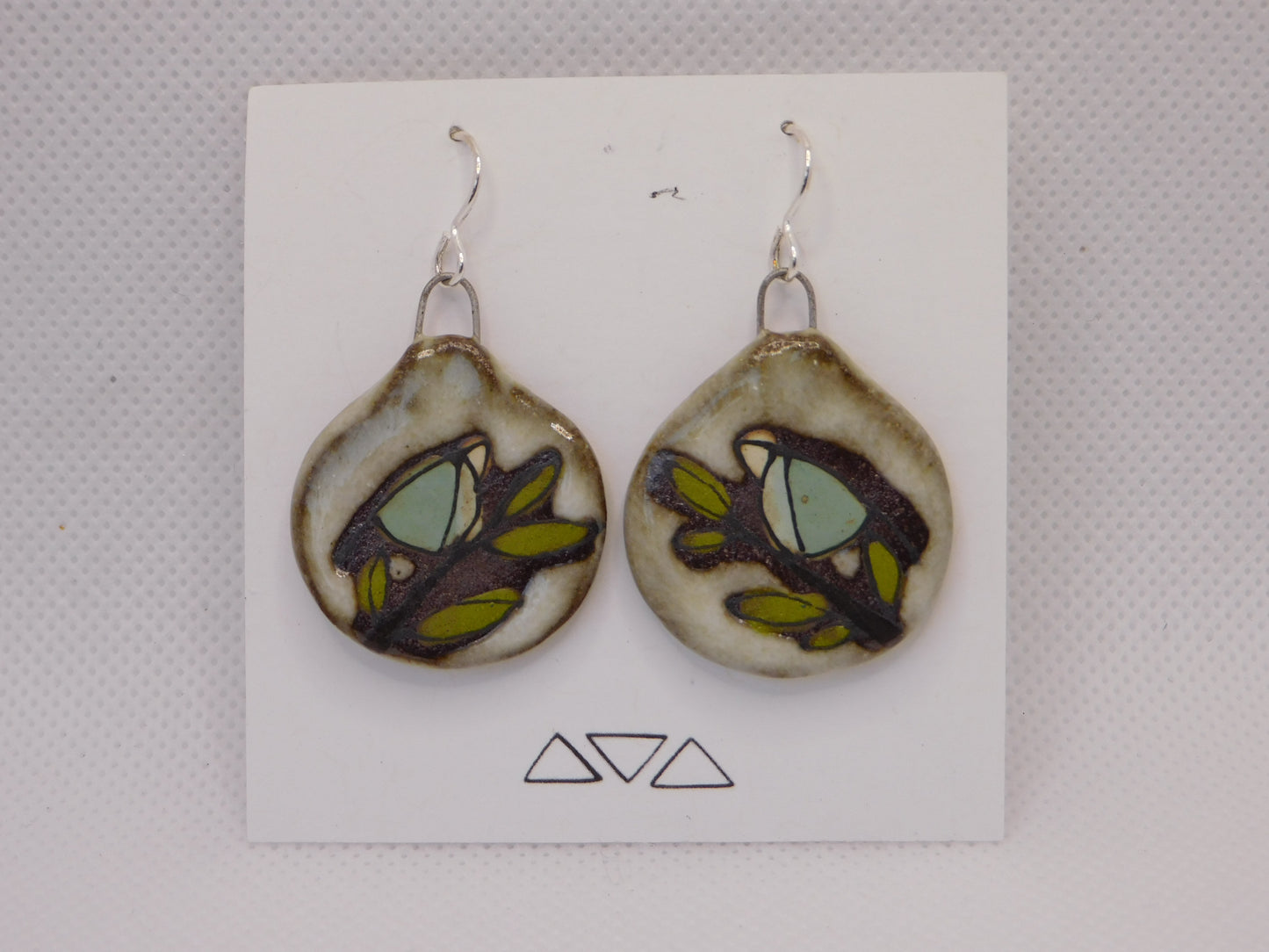 Maya Rumsey - Flat Dangly Bird Earrings