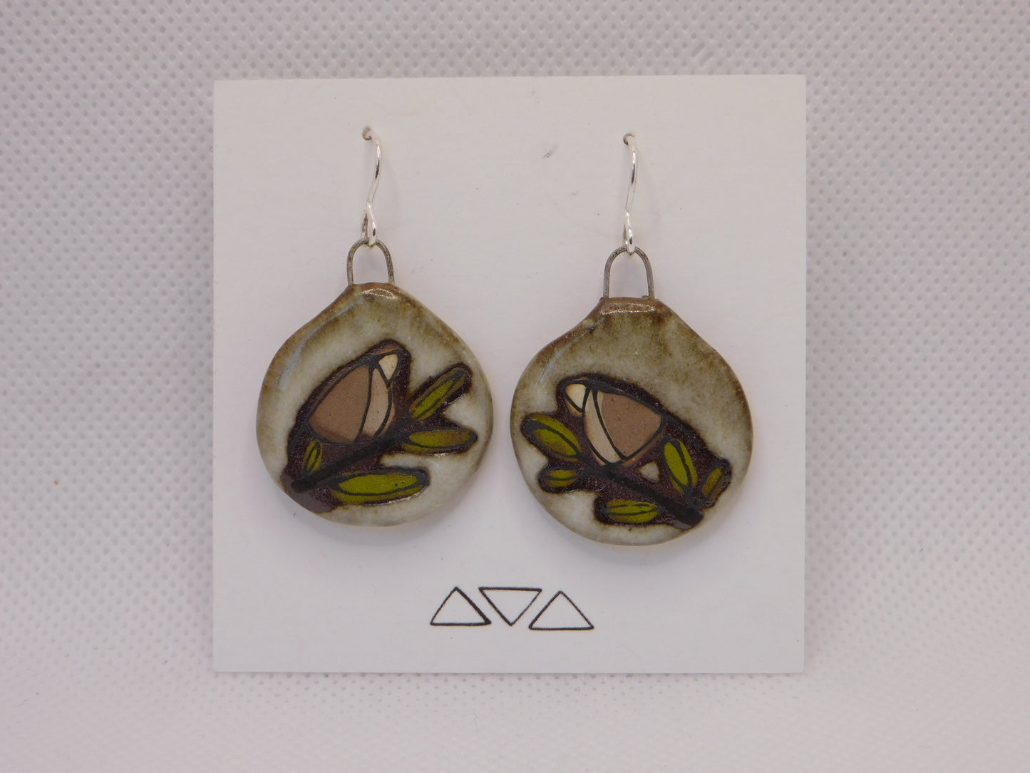 Maya Rumsey - Flat Dangly Bird Earrings