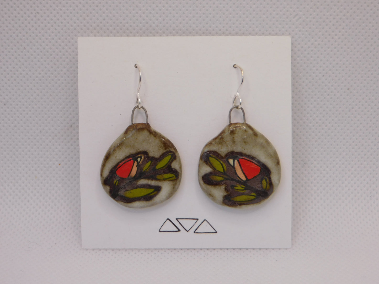 Maya Rumsey - Flat Dangly Bird Earrings