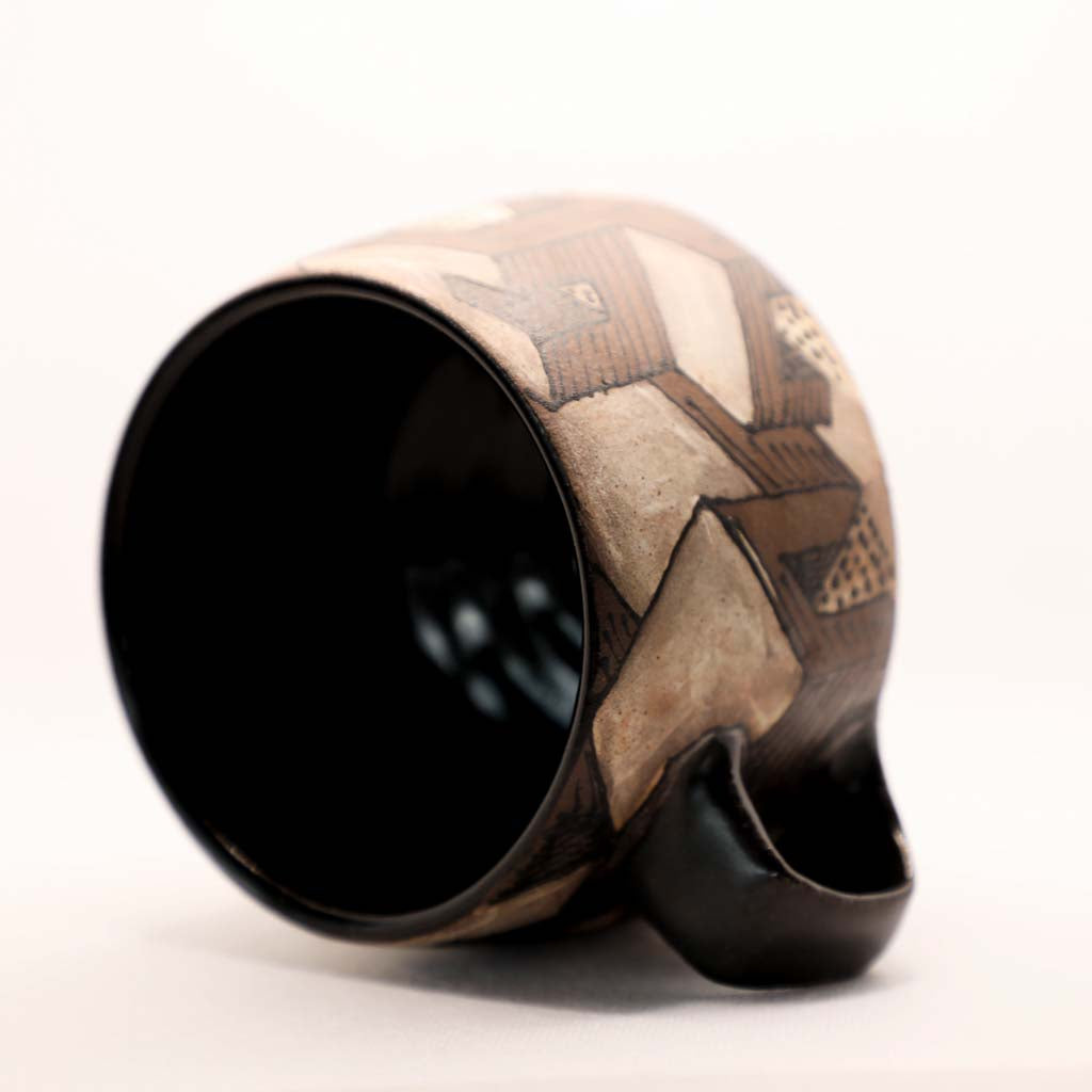 Reinaldo and Maya Collaboration - 12 Black Little City Mug