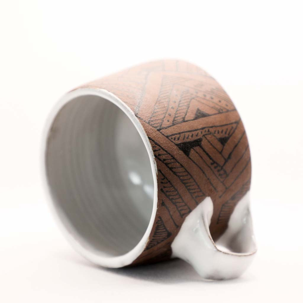 Reinaldo and Maya Collaboration - White Little City Mug 13