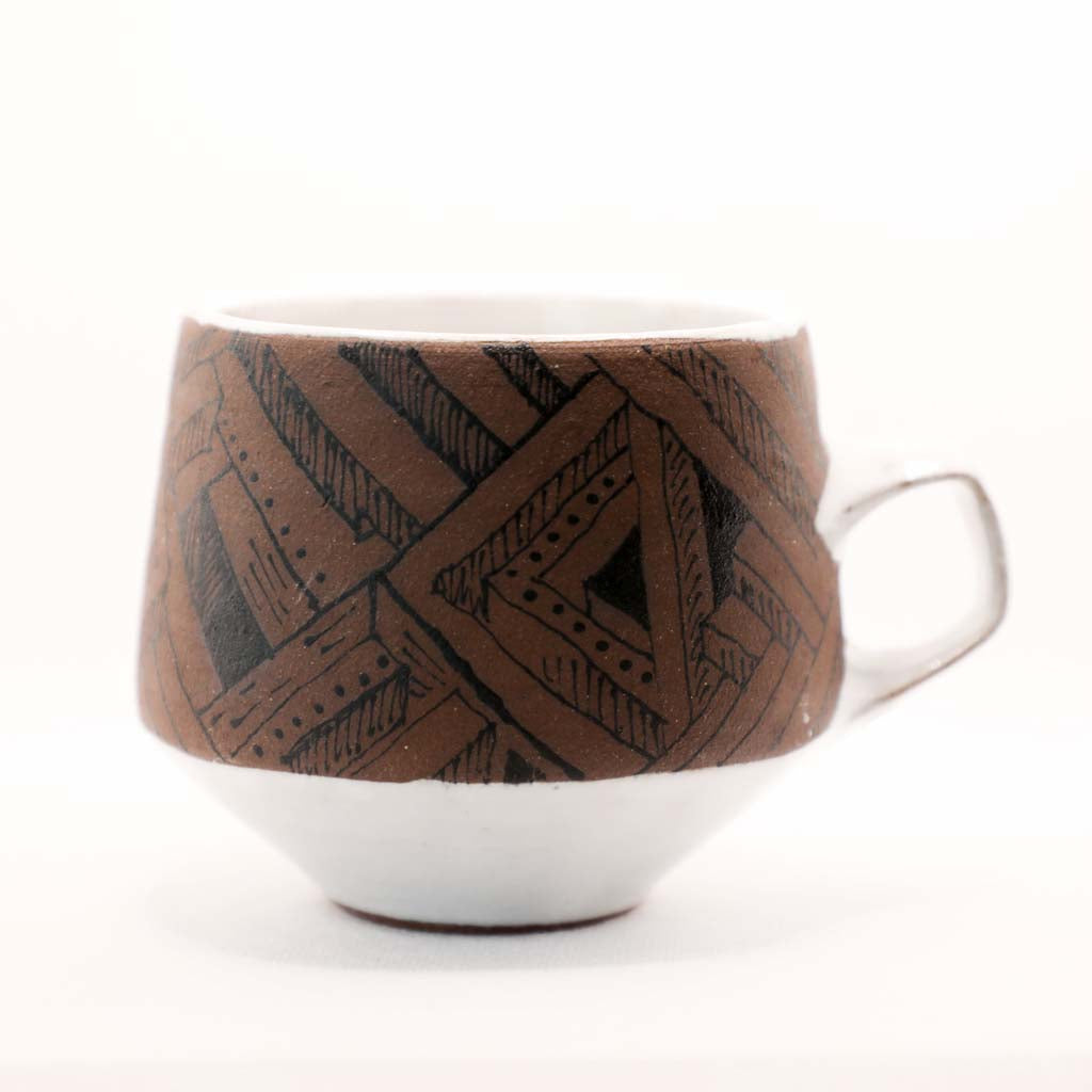 Reinaldo and Maya Collaboration - White Little City Mug 13