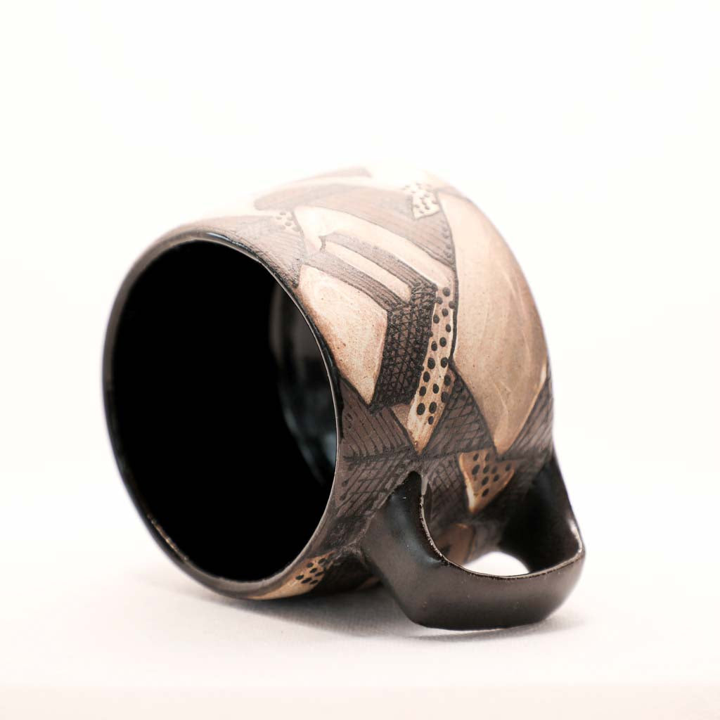 Reinaldo and Maya Collaboration - 14 Black Little City Mug