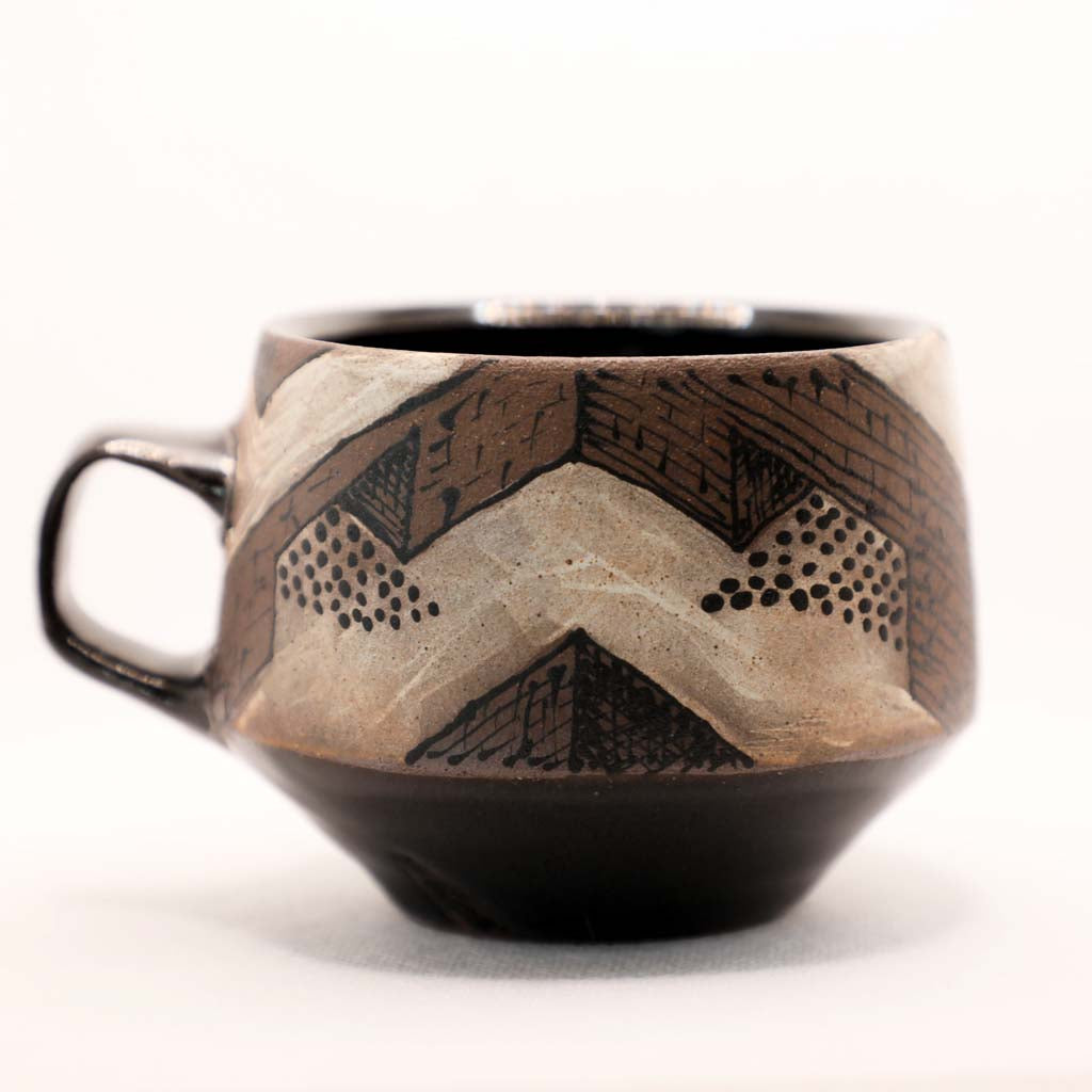 Reinaldo and Maya Collaboration - 23 Black Little City Mug