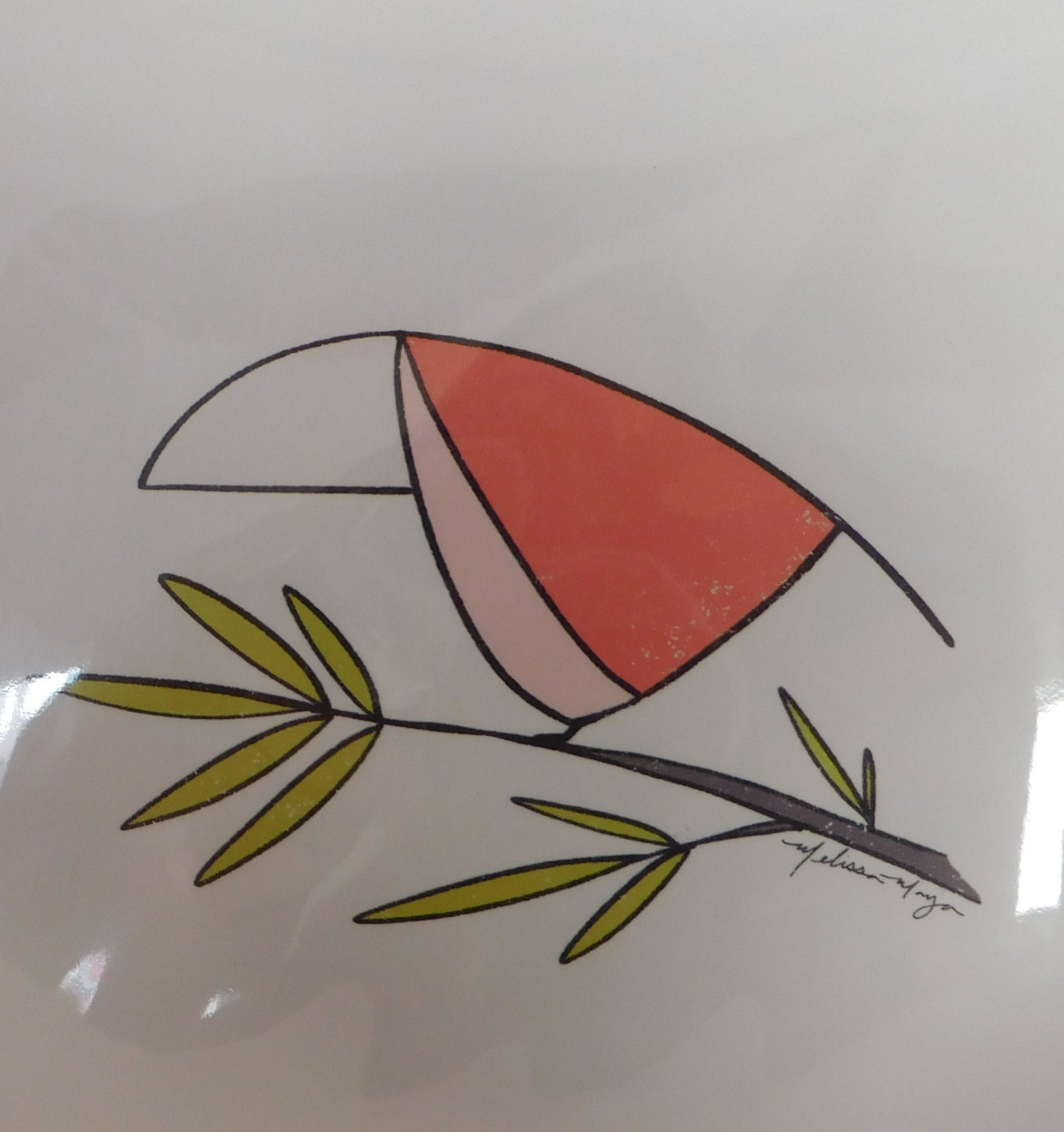 Maya Rumsey - Small 5x5 Bird Print