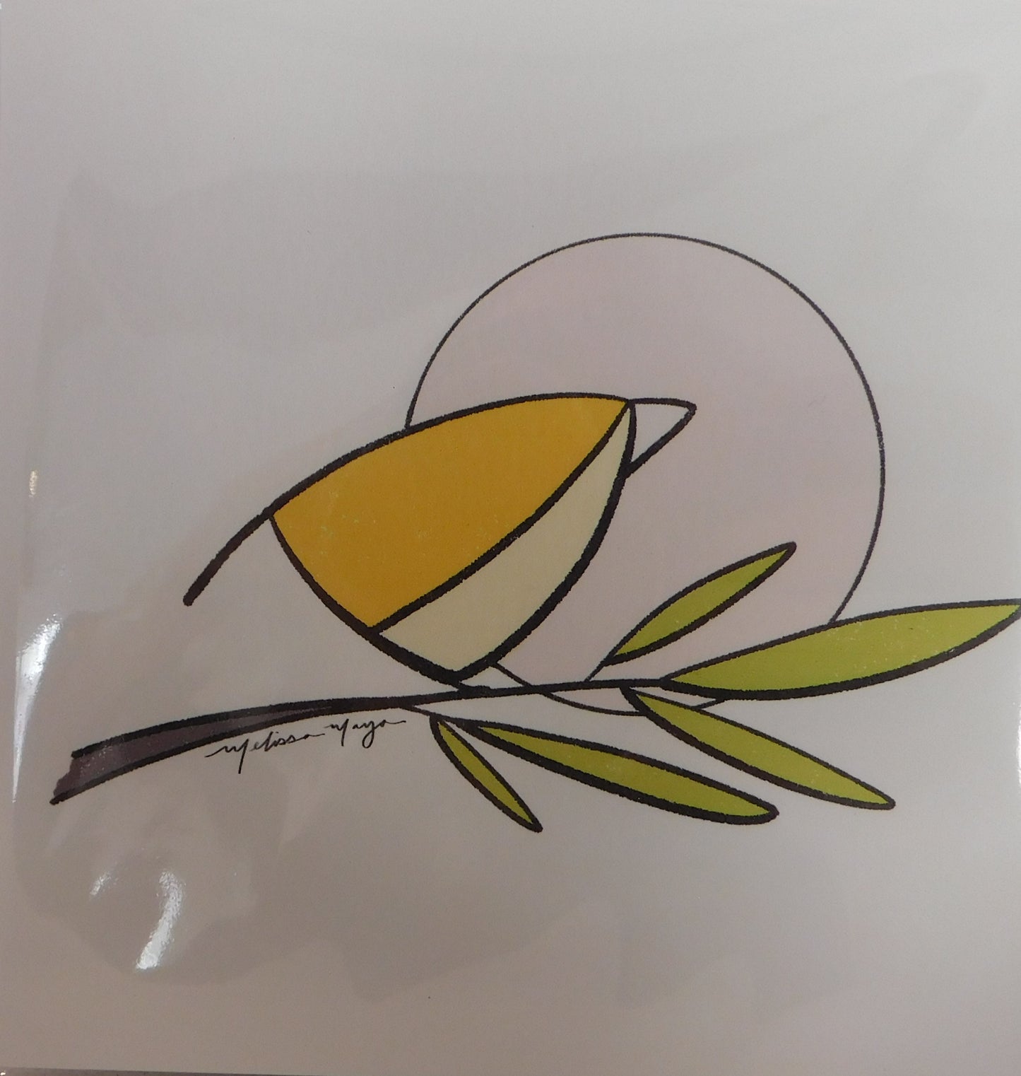 Maya Rumsey - Small 5x5 Bird Print