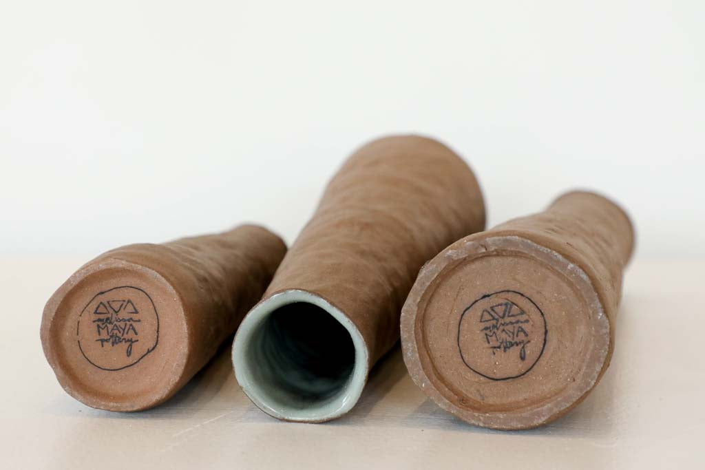 Maya Rumsey - Skinny Brown Vases