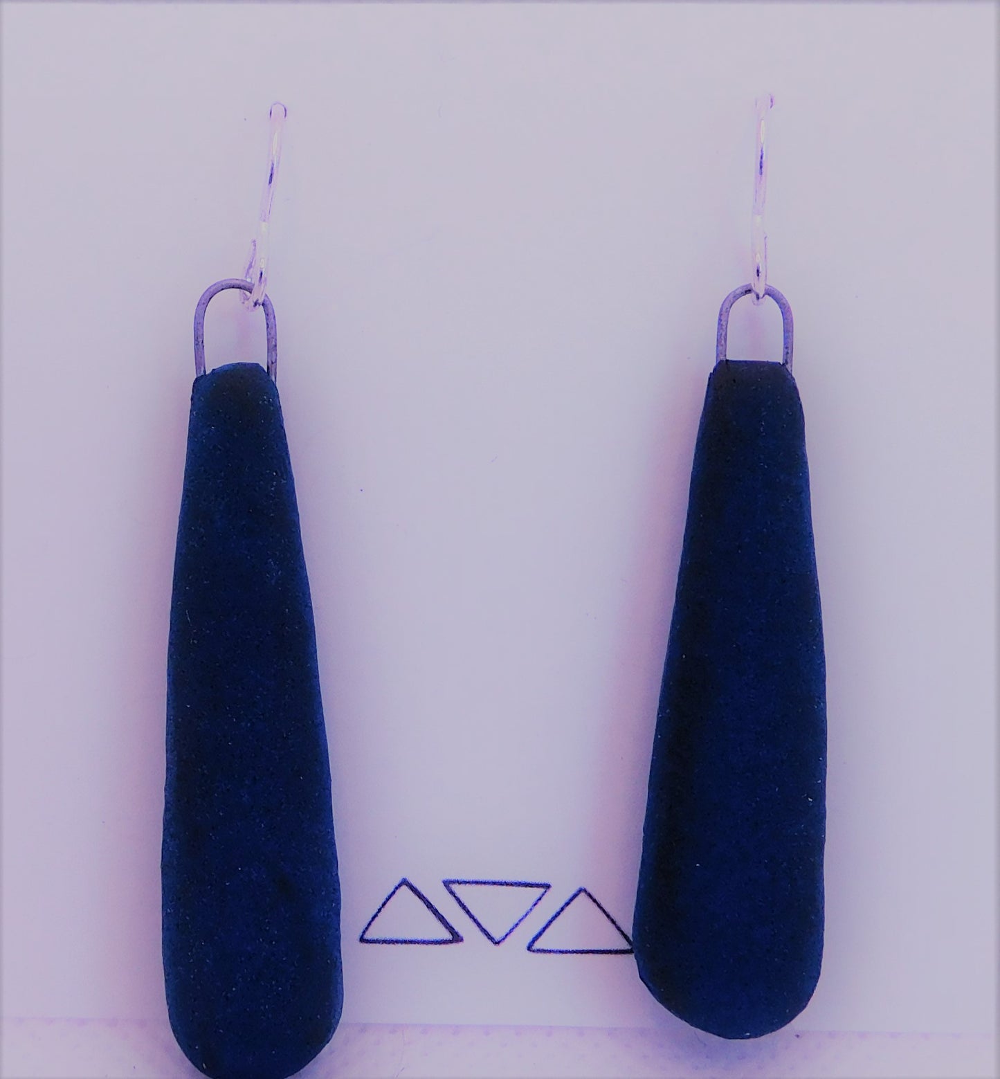Maya Rumsey - Long Dangly Unglazed Earrings