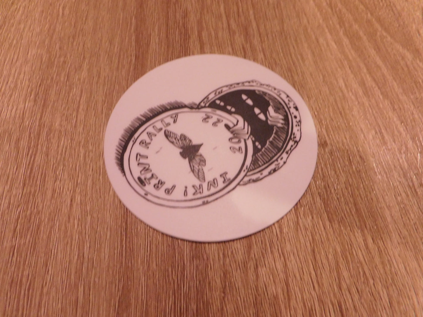 INK! Print Rally Sticker 2022 Manhole cover