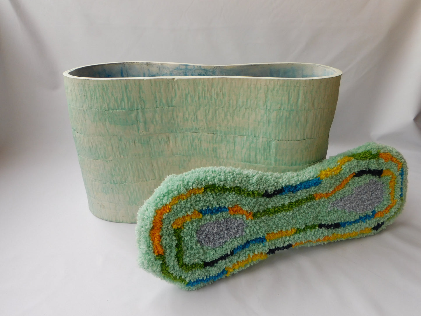 Lisa Nappa - Pale Green Stool
