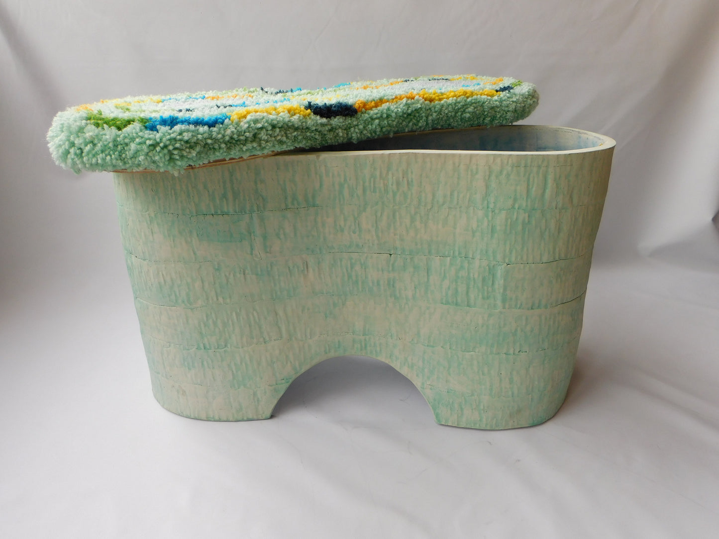 Lisa Nappa - Pale Green Stool