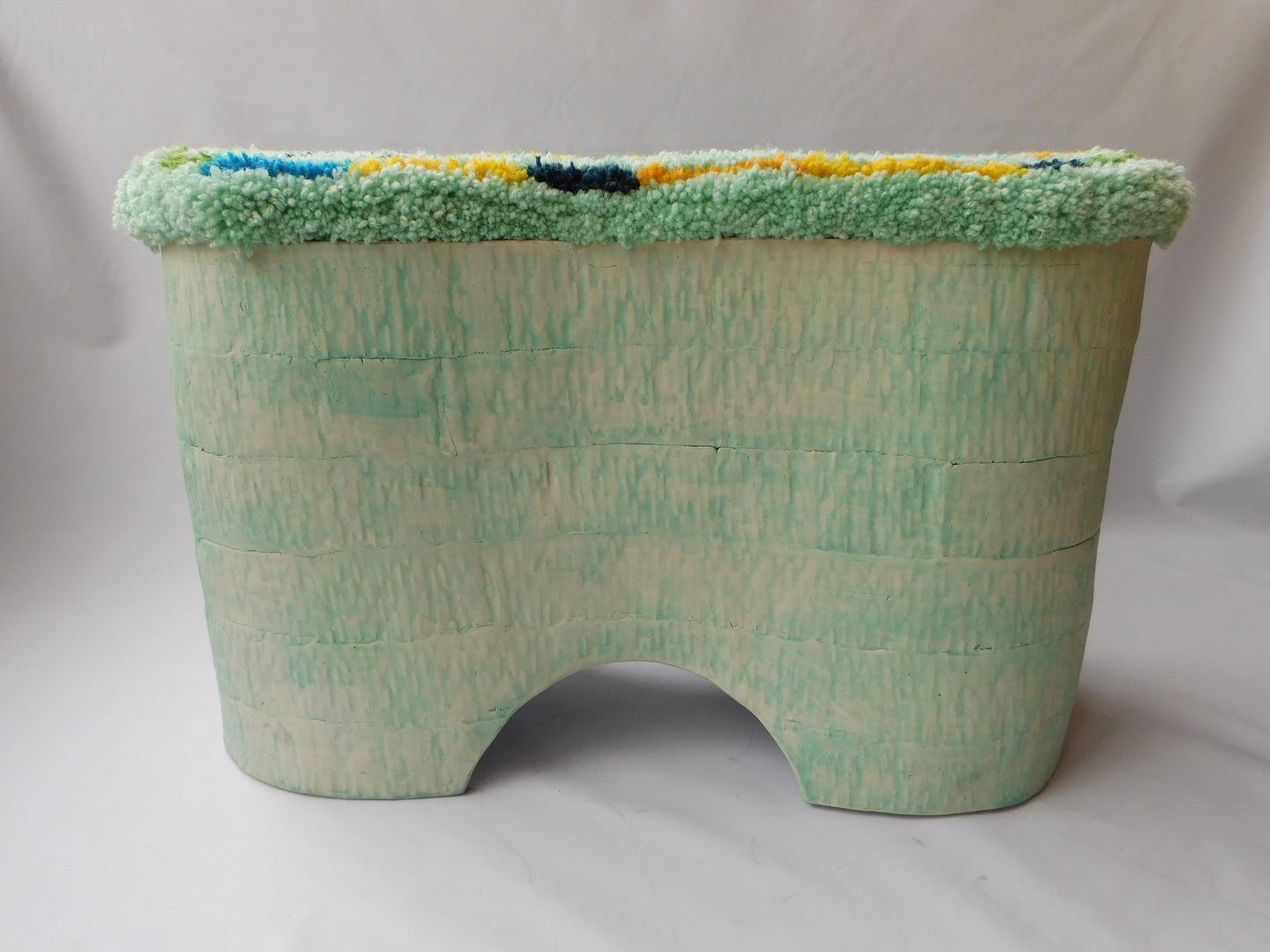 Lisa Nappa - Pale Green Stool