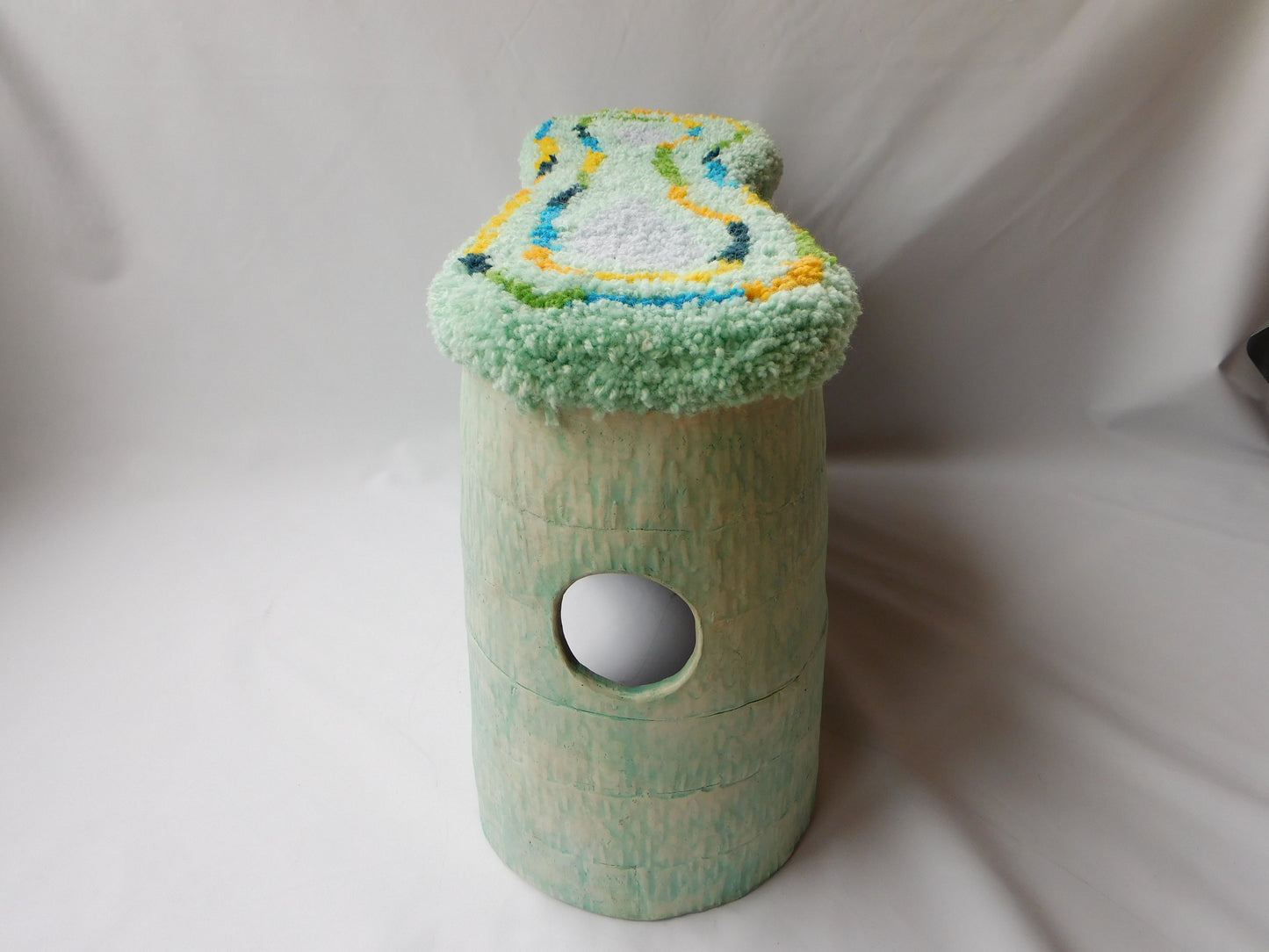 Lisa Nappa - Pale Green Stool