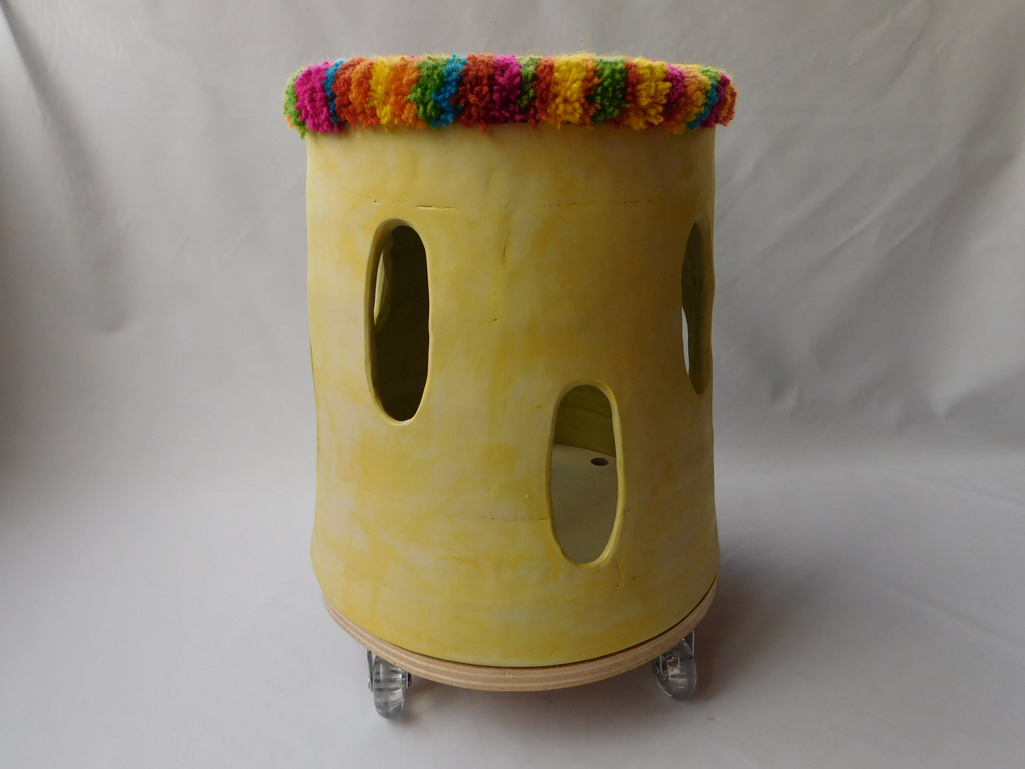 Lisa Nappa - Party at the Library (wheeled stool)