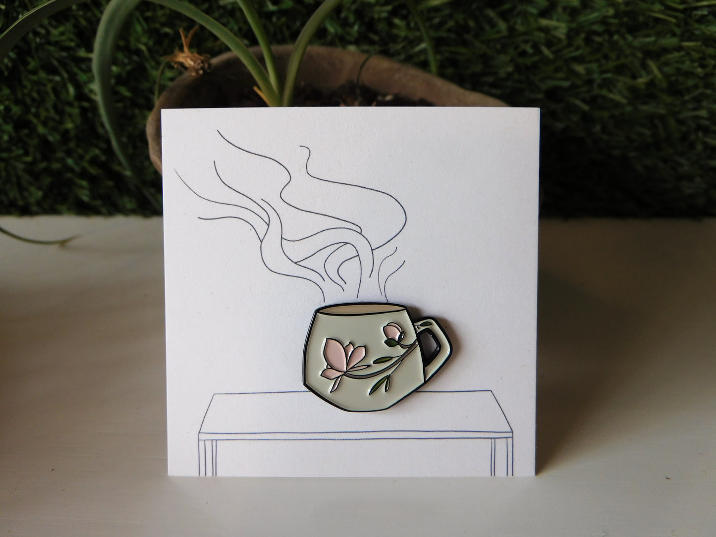 Maya Rumsey - Magnolia Mug Pin