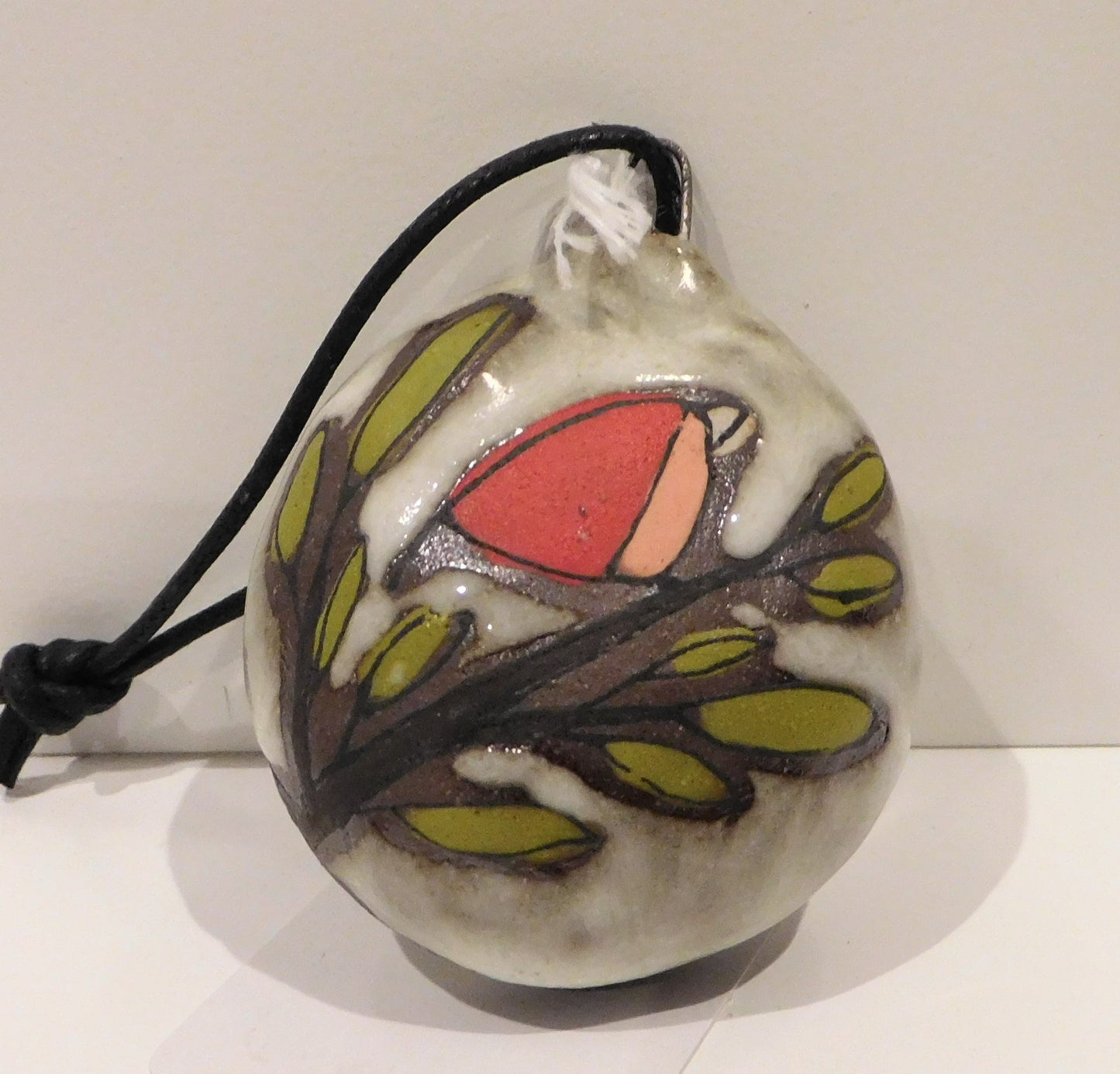 Maya Rumsey - Small Red Bird Ornament