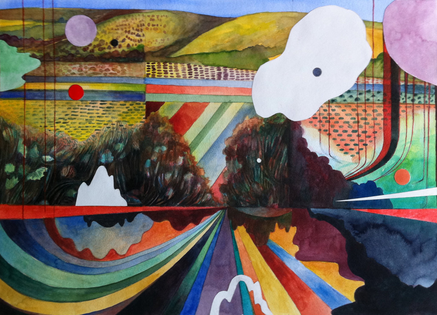 Tobe Harvey - Snake with Blackberries