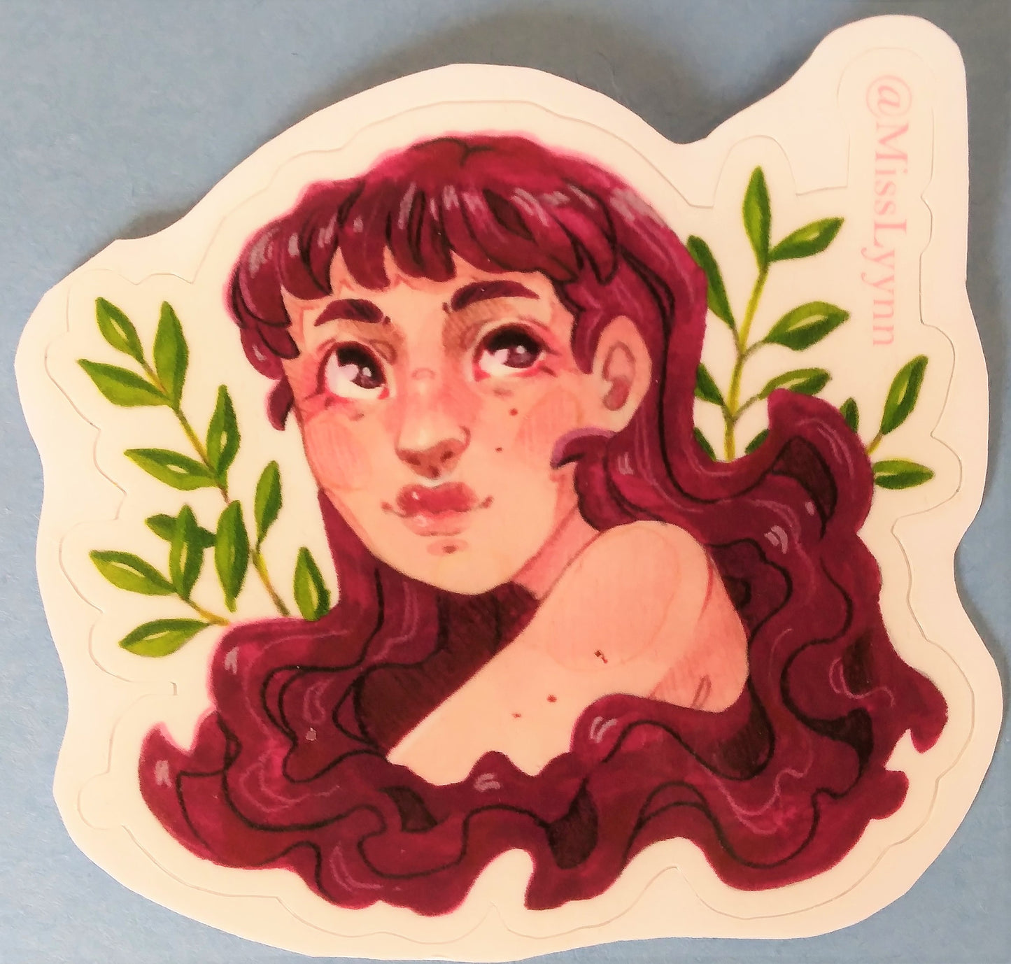 Lennora Jackson - Red Head Sticker