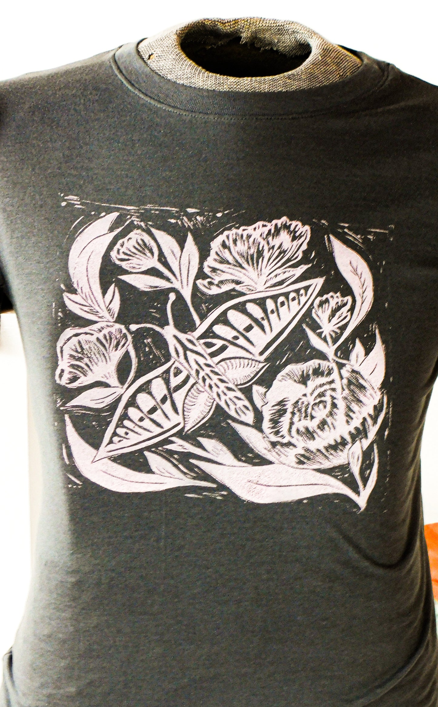 Jill McFarlane - "Moth" Block Print T-Shirt