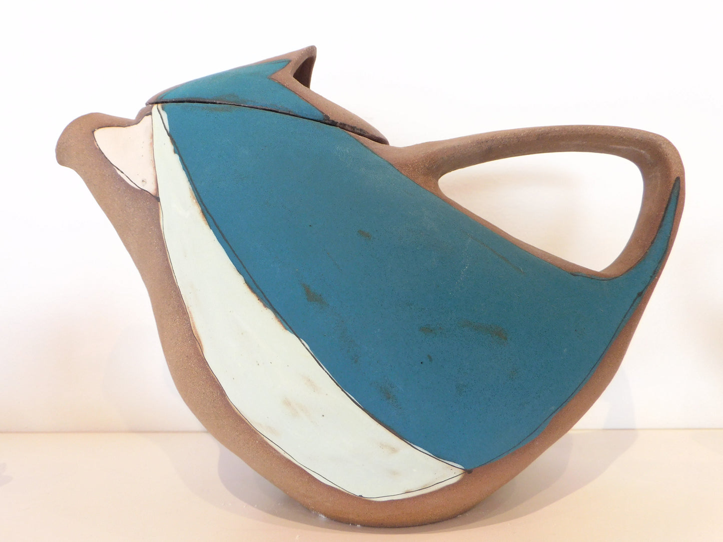 Maya Rumsey - Teal Bird Teapot