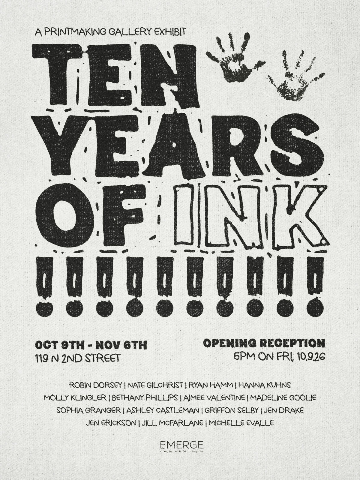October 2026: 10 Years of INK