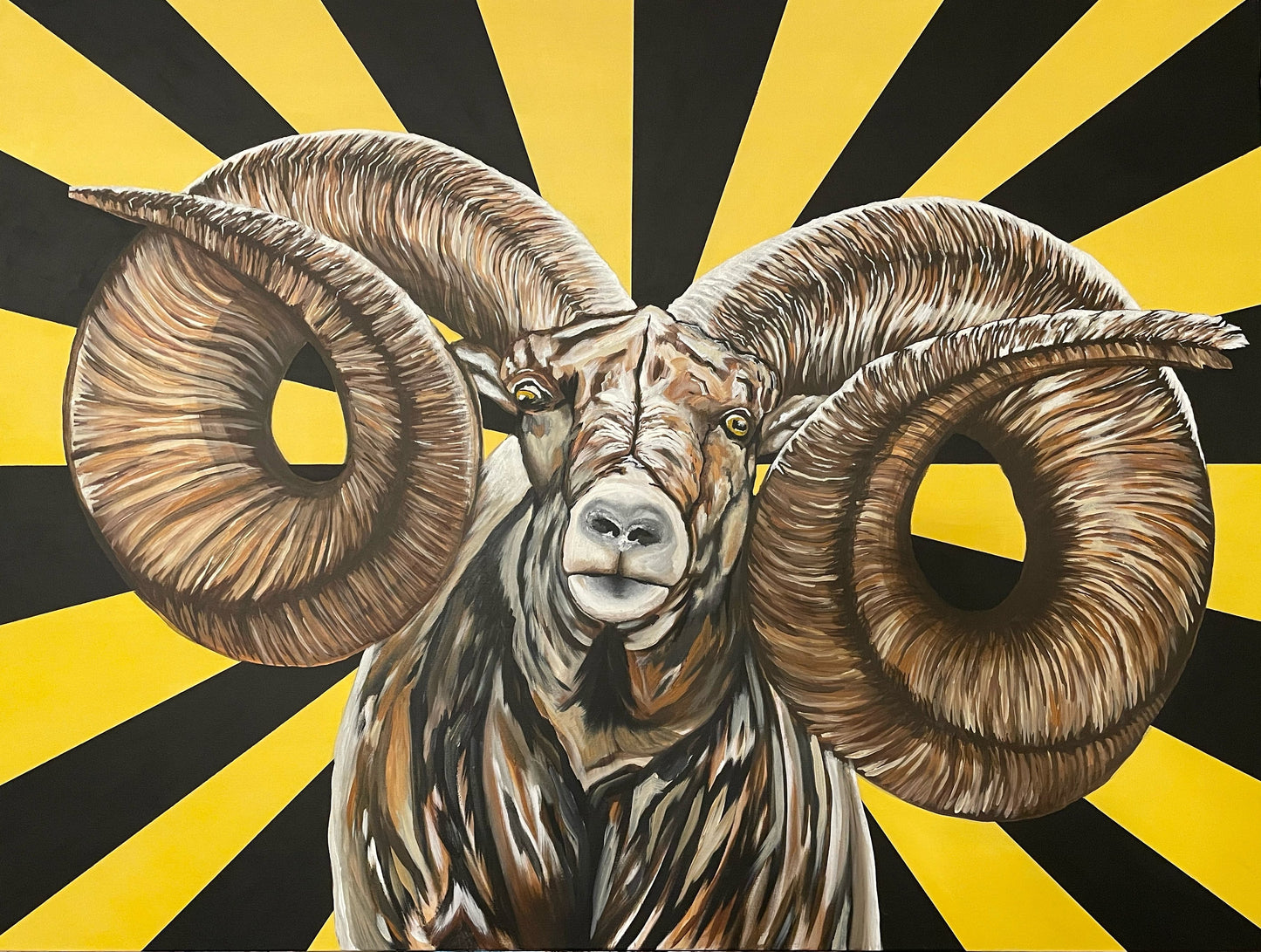 Cody Steele - Big Ram on Canvas