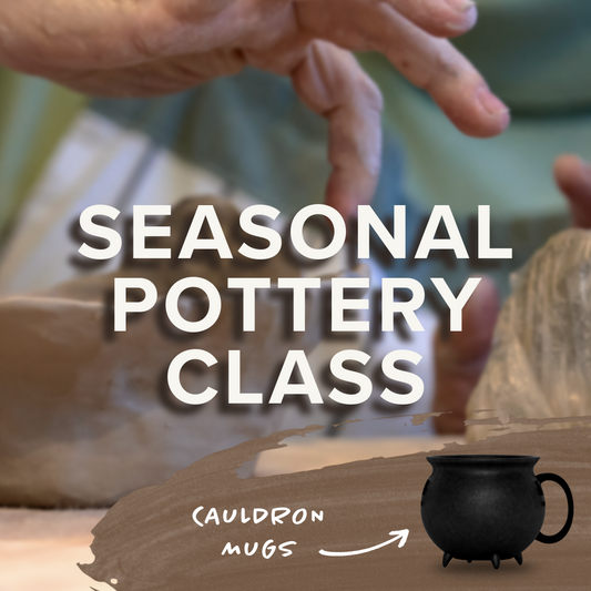 Hand Building Cauldron Mugs | Kelli | September 23rd - October 14th