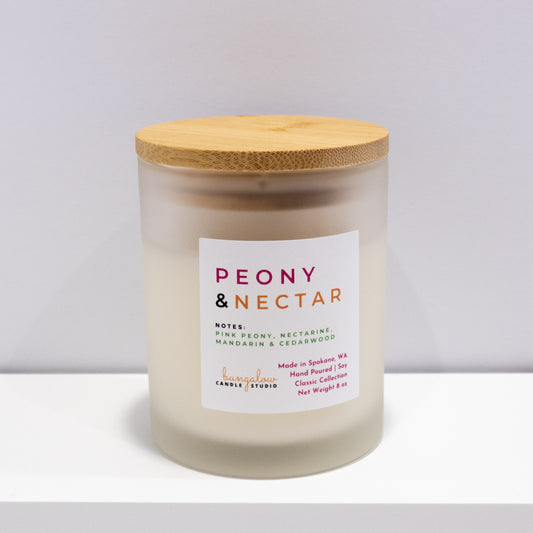 Bungalow Candle Studio - Peony & Nectar