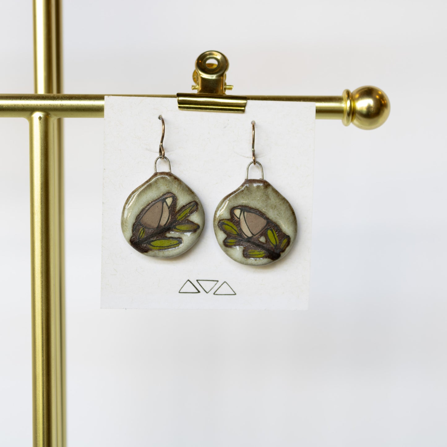 Maya Rumsey - Flat Dangly Bird Earrings