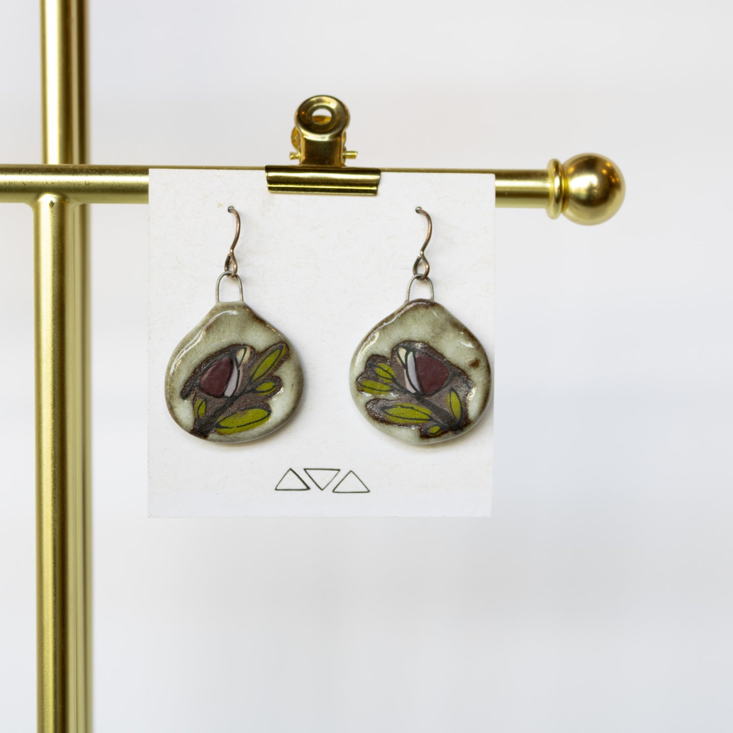 Maya Rumsey - Flat Dangly Bird Earrings