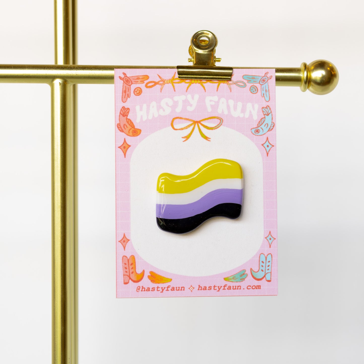 Hasty Faun - Pride Flag Pins