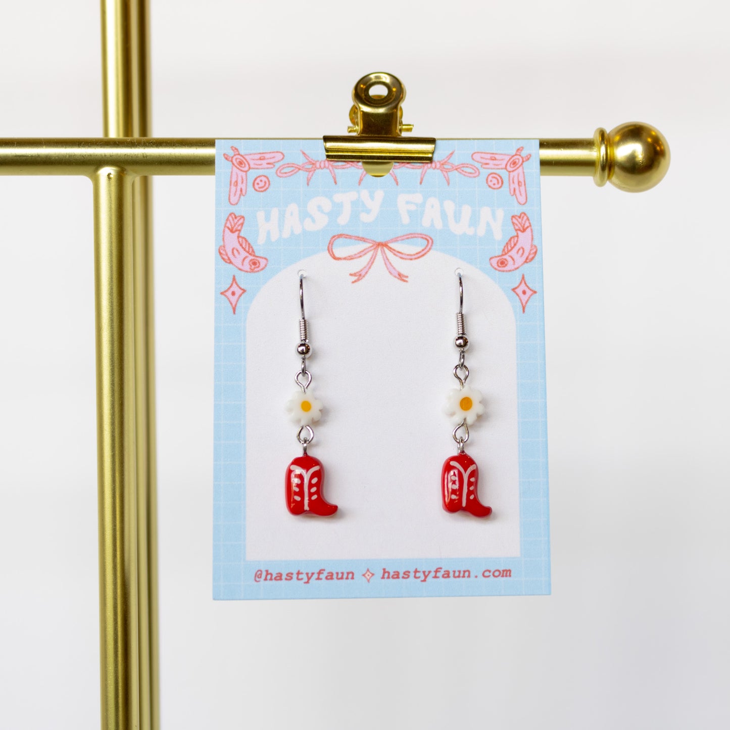 Hasty Faun - Little Boot Earrings