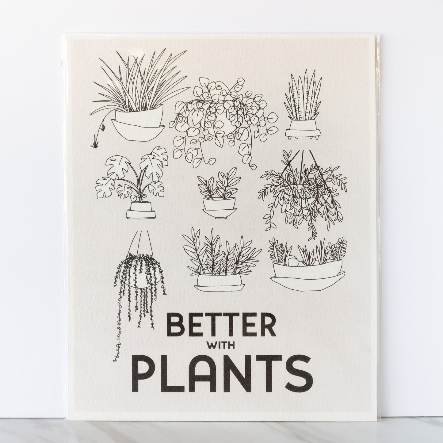 Maya Rumsey - Better with Plants Print