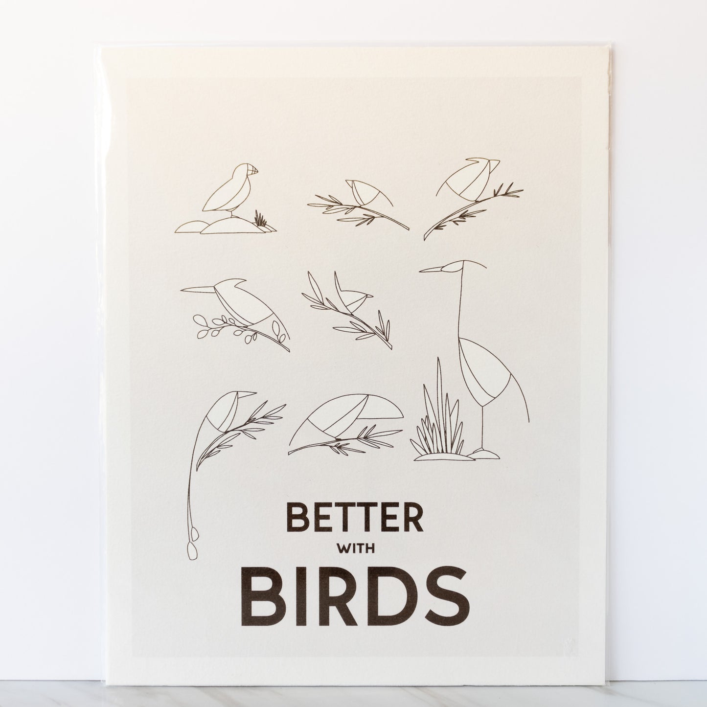 Maya Rumsey - Better with Birds Print